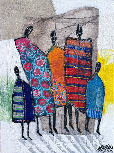 Il était une fois une famille... V (VISAGE & FACE 2026) by Olivier Messas, Painting for Sale on Select