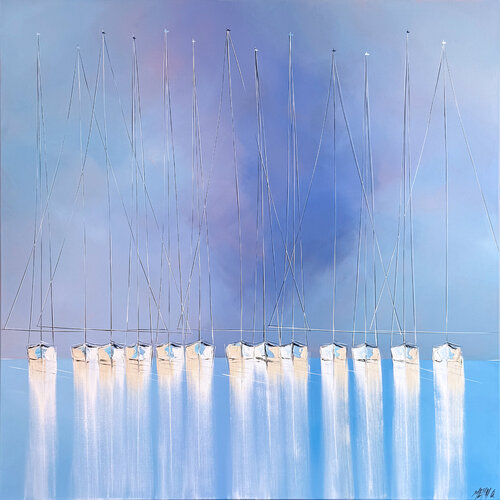 Souvenirs de Bretagne... (ESPRIT VOILE2026) by Olivier Messas, Painting for Sale on Select