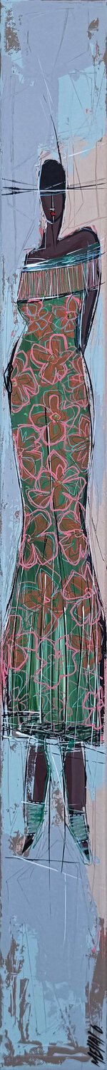 Les filles de l'été... XIV (EN SCÈNE 2026) Olivier Messas Original painting for sale