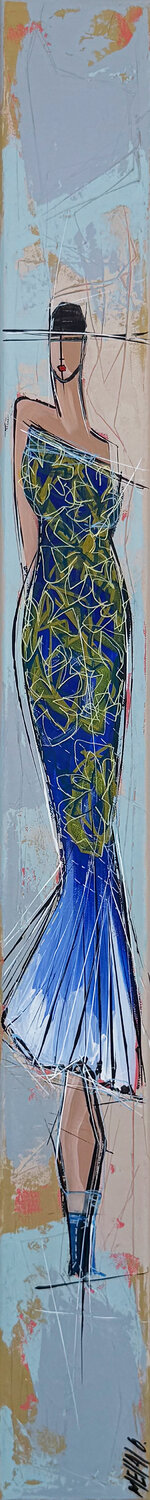 Les filles de l'été... XVI (EN SCÈNE 2026) Olivier Messas Original painting for sale