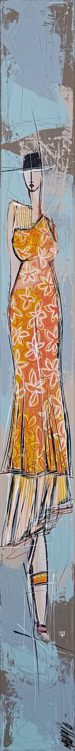 Les filles de l'été... XVII (EN SCÈNE 2026) Olivier Messas Original painting for sale