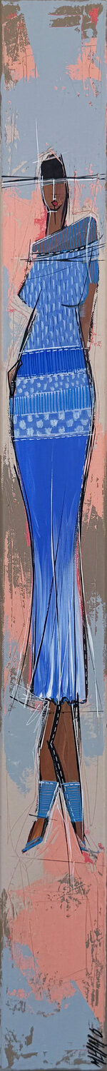 Les filles de l'été... XVIII (EN SCÈNE 2026) Olivier Messas Original painting for sale