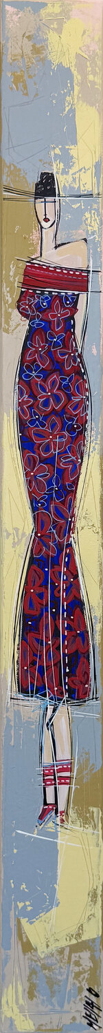 Les filles de l'été... XXI (EN SCÈNE 2026) Olivier Messas Original painting for sale