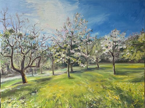 Spring in Vienna by Iryna Barabash, Painting for Sale on Select