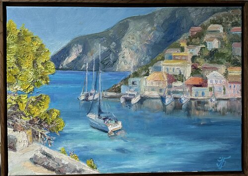 Life on a yacht by Iryna Barabash, Painting for Sale on Select