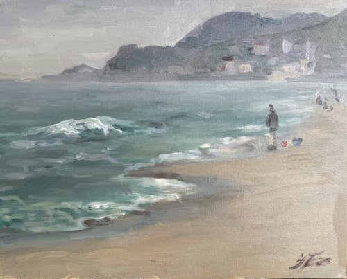 Before the Next Wave by Iryna Barabash, Painting for Sale on Select