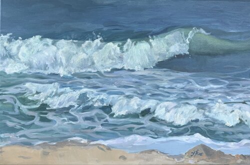 The Wave-2 by Iryna Barabash, Painting for Sale on Select