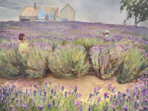 Among the Lavender von Iryna Barabash, Malerei kaufen auf Select
