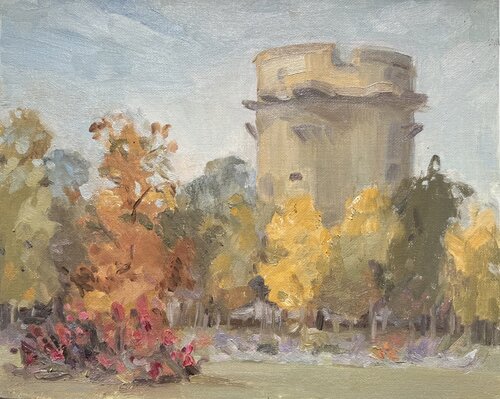 Autumn in the Park von Iryna Barabash, Malerei kaufen auf Select