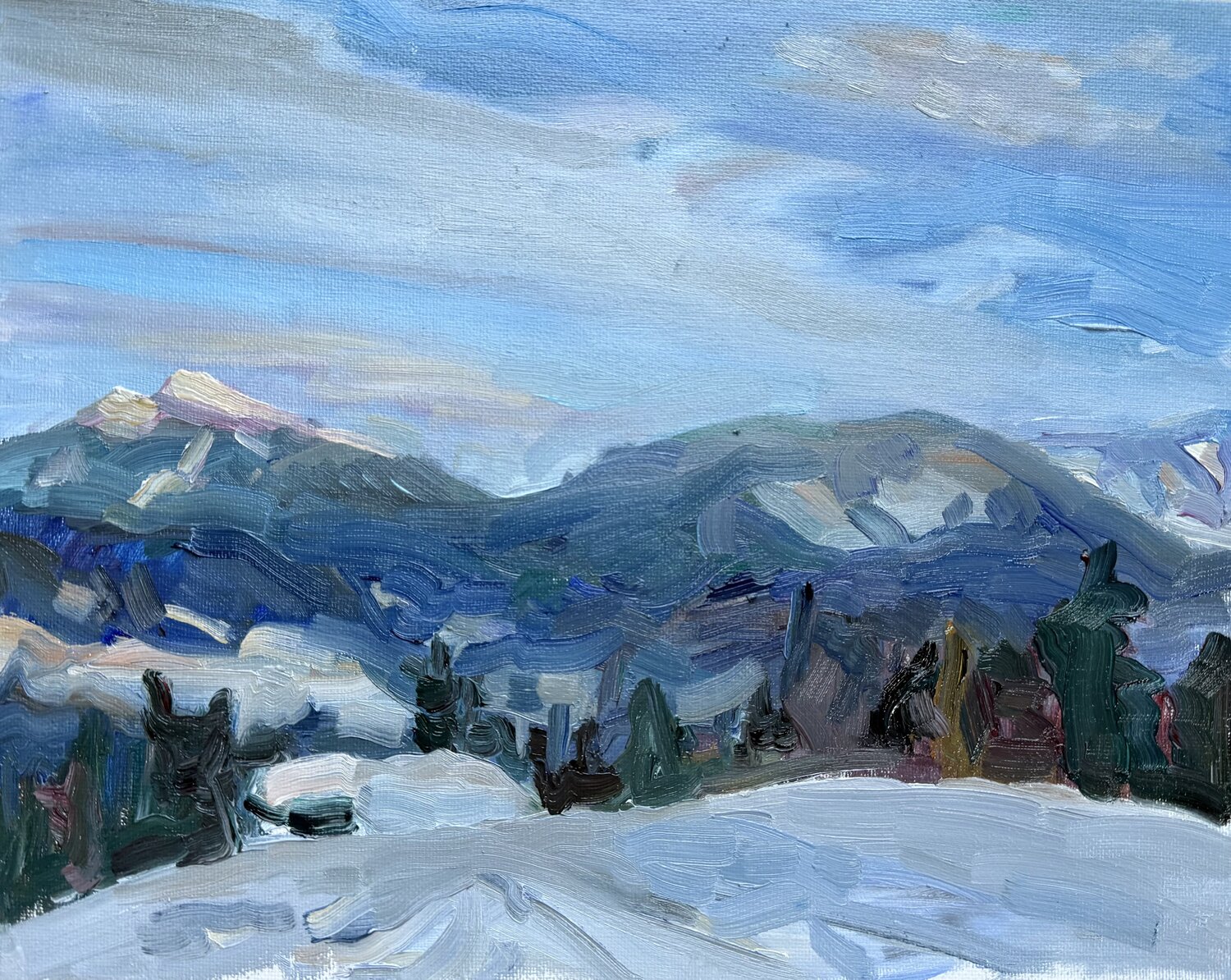 Fanningberg 6 Iryna Barabash Original painting for sale