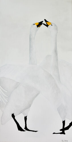 Swan Dance by Kay Sleking, Painting for Sale on Select