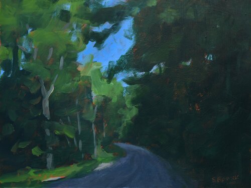 Gravel Road in Vermont by Stephen Remick, Painting for Sale on Select