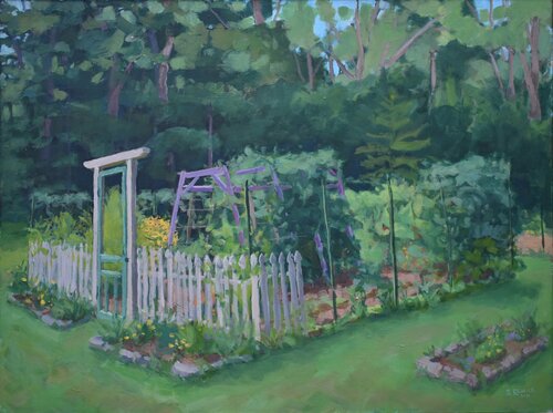 The Garden, Late Summer by Stephen Remick, Painting for Sale on Select