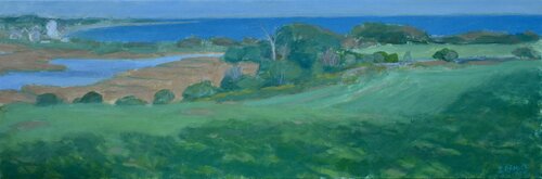 Allen's Pond in the Golden Hour by Stephen Remick, Painting for Sale on Select