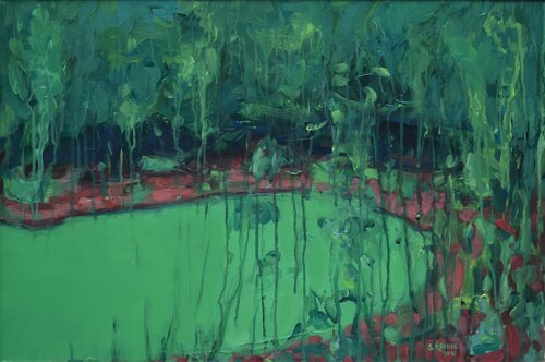 The Lagoon Remembered by Stephen Remick, Painting for Sale on Select