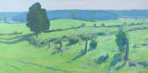 Dreamy Summertime River View by Stephen Remick, Painting for Sale on Select