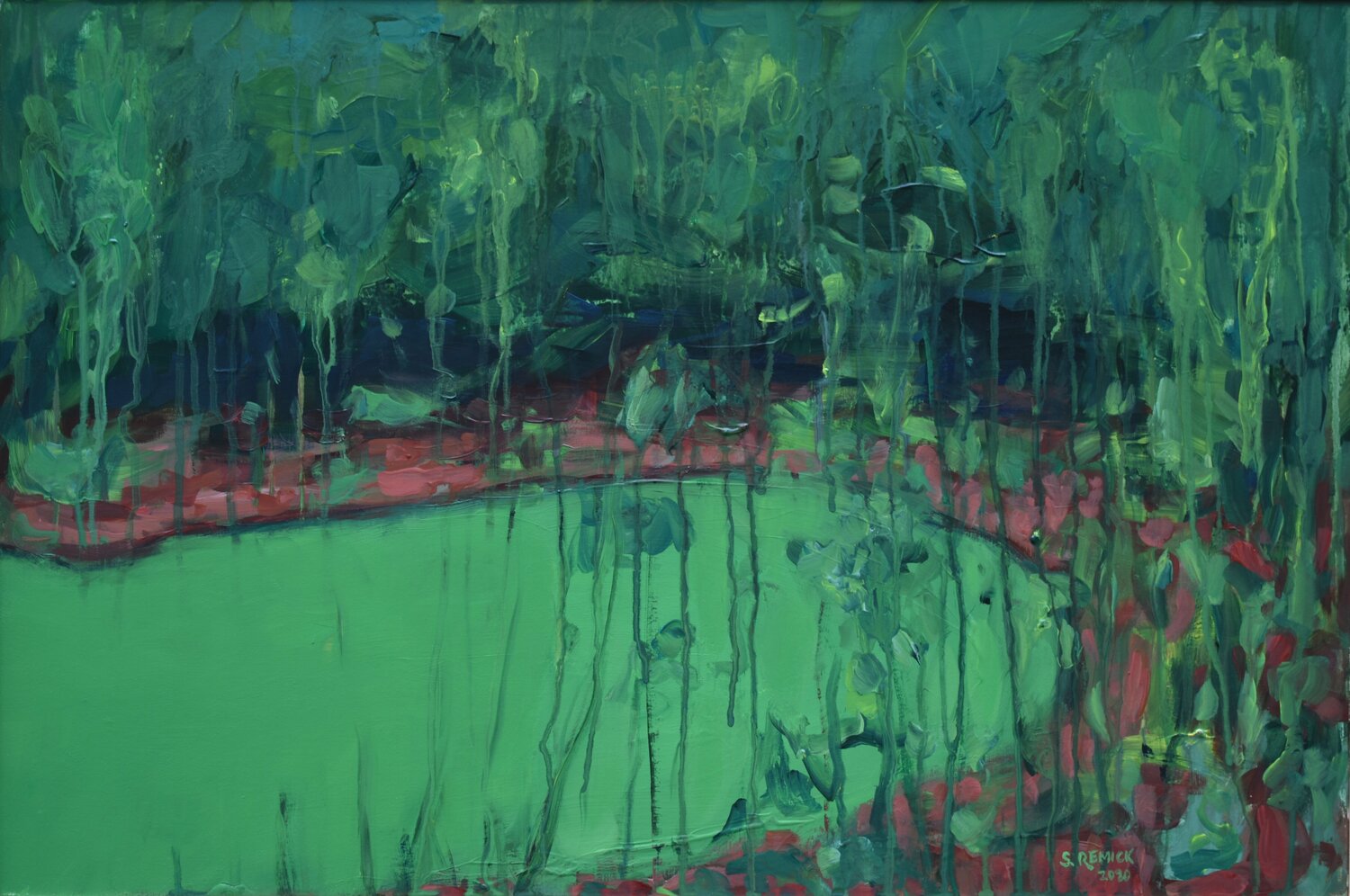 The Lagoon Remembered Stephen Remick Original painting for sale