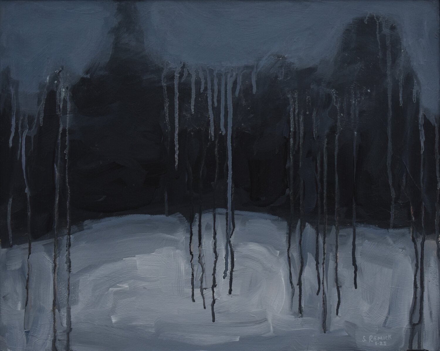Midnight Meeting (Inner Light) Stephen Remick Original painting for sale