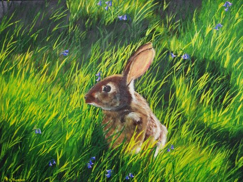 Translucent Spring Light by Hazel Thomson, Painting for Sale on Select