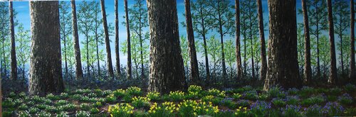 3 Stages Of Spring by Hazel Thomson, Painting for Sale on Select