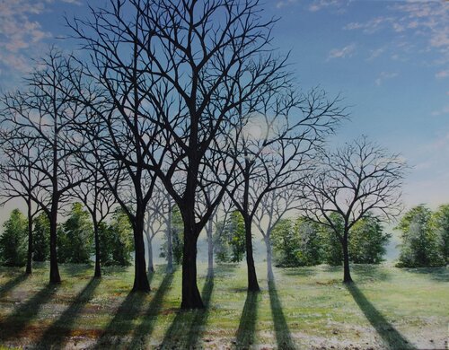 A Winters Day by Hazel Thomson, Painting for Sale on Select