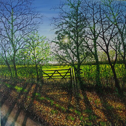 Morning Walk by Hazel Thomson, Painting for Sale on Select