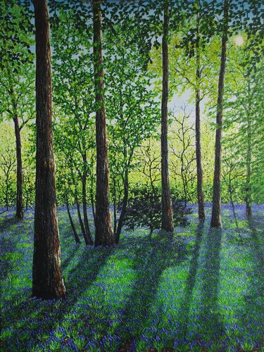 Springtime Shadows by Hazel Thomson, Painting for Sale on Select