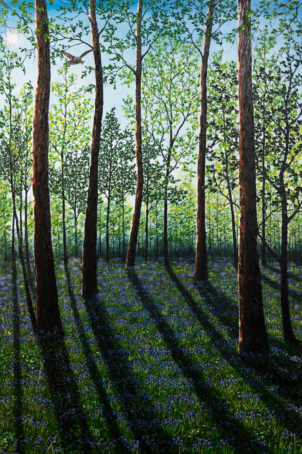 Evening Shades Of Spring Hazel Thomson Original painting for sale