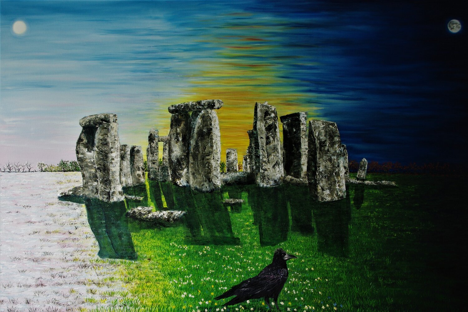 Guardian Of Time Hazel Thomson Original painting for sale