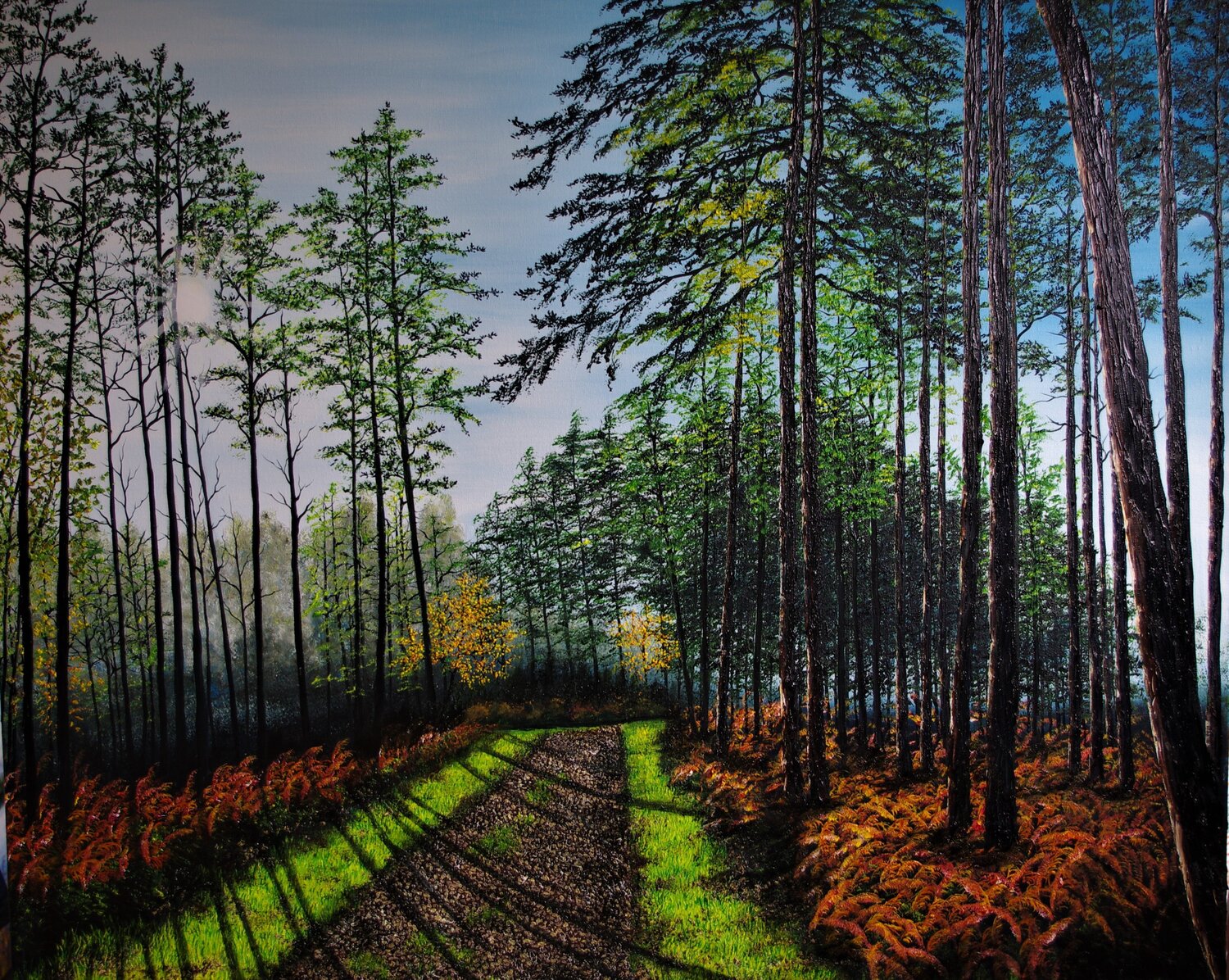 Afternoon Shadows Hazel Thomson Original painting for sale