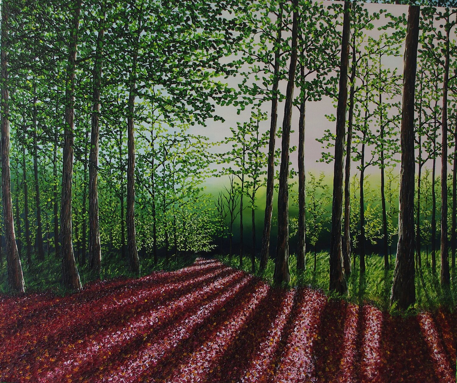 Late Afternoon Walk Hazel Thomson Original painting for sale