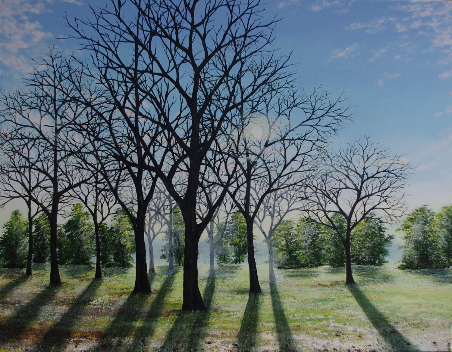 A Winters Day Hazel Thomson Original painting for sale