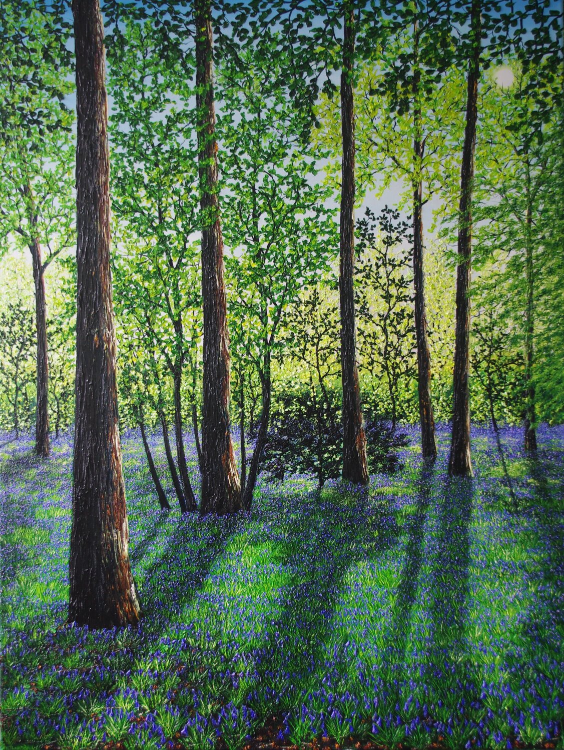 Springtime Shadows Hazel Thomson Original painting for sale