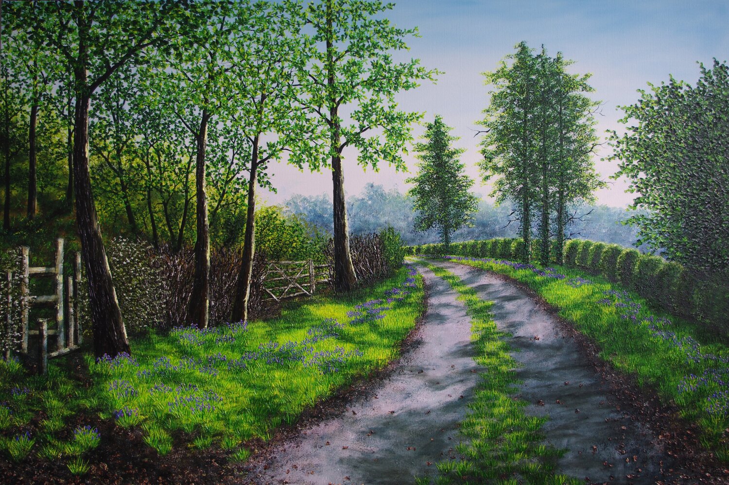 A Walk in Spring Hazel Thomson Original painting for sale