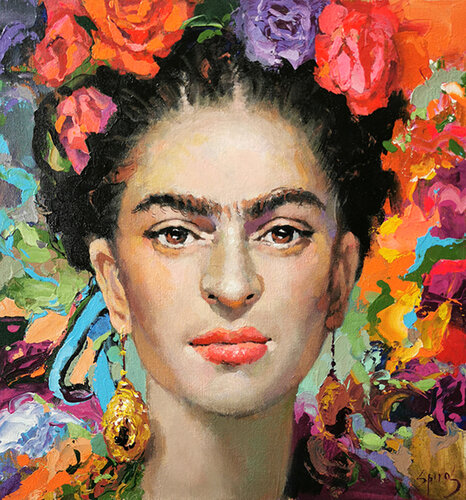 Frida by Dmitry Spiros, Painting for Sale on Select