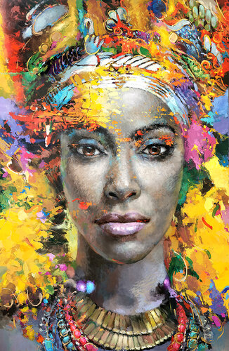 Naomy by Dmitry Spiros, Painting for Sale on Select