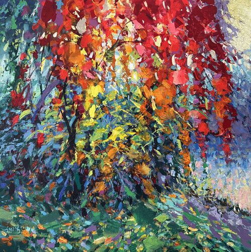 The beginning of autumn 2 by Dmitry Spiros, Painting for Sale on Select