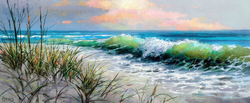 Dune beach by Dmitry Spiros, Painting for Sale on Select