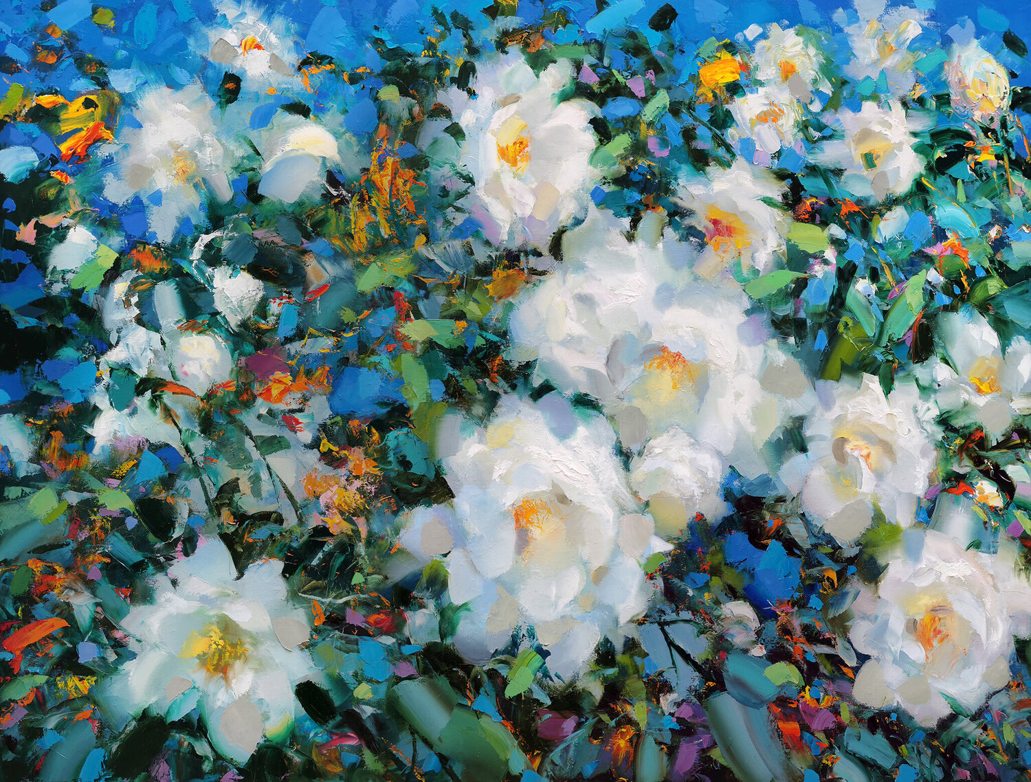 Spring tree 2 Dmitry Spiros Original painting for sale