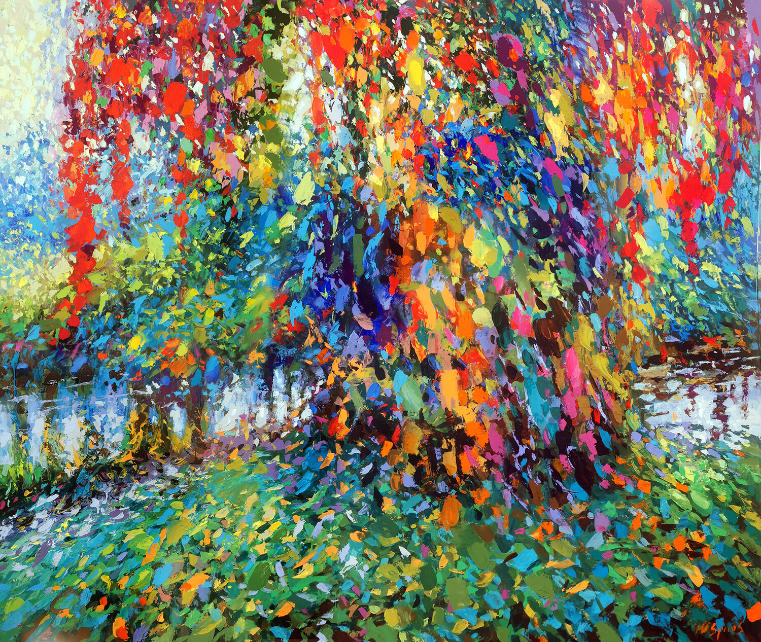 The beginning of autumn Dmitry Spiros Original painting for sale