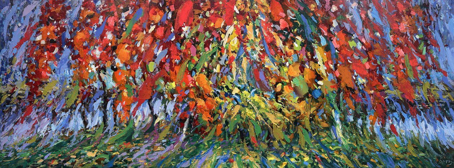 Autumn mood Dmitry Spiros Original painting for sale