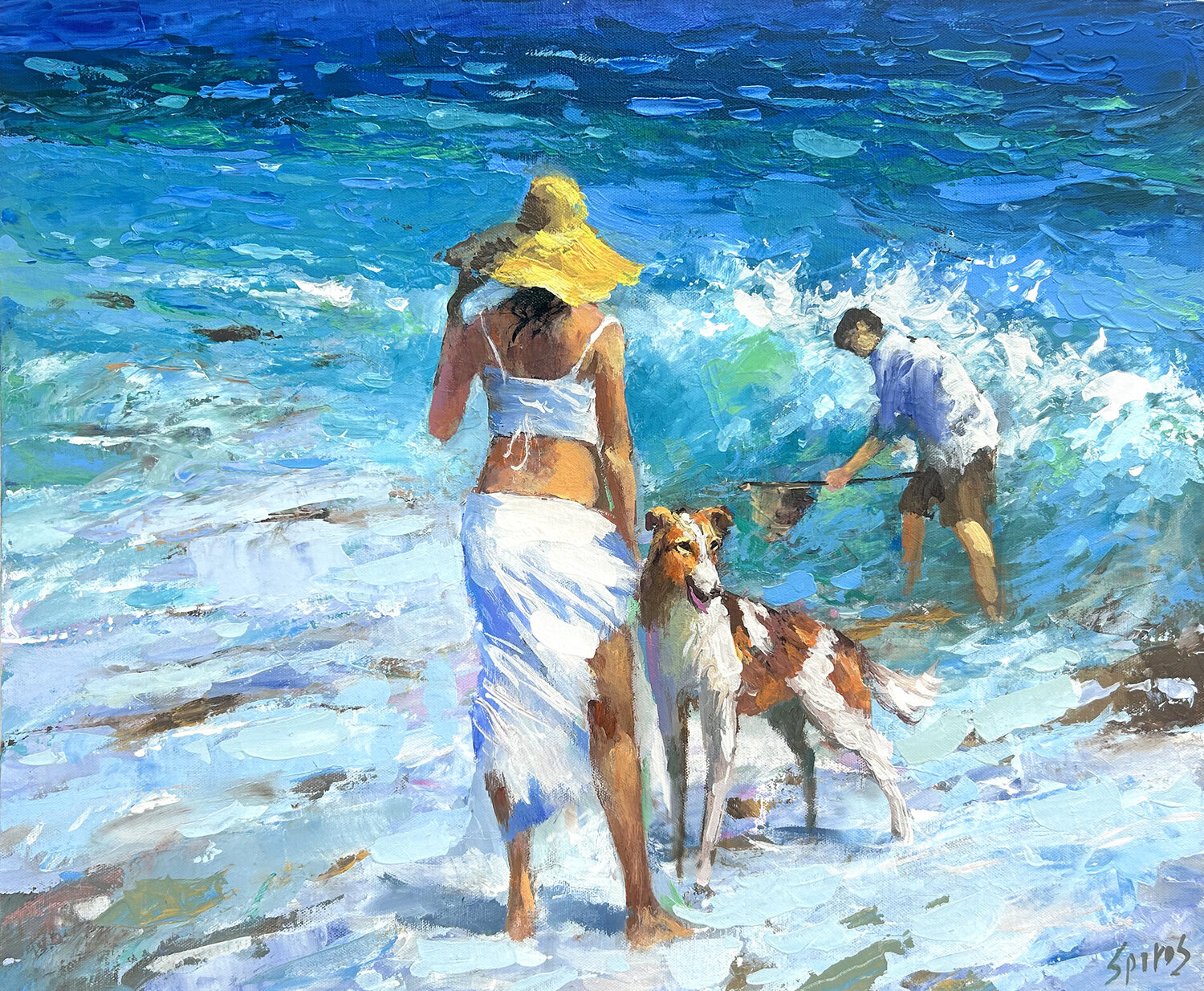 Before Noon Dmitry Spiros Original painting for sale