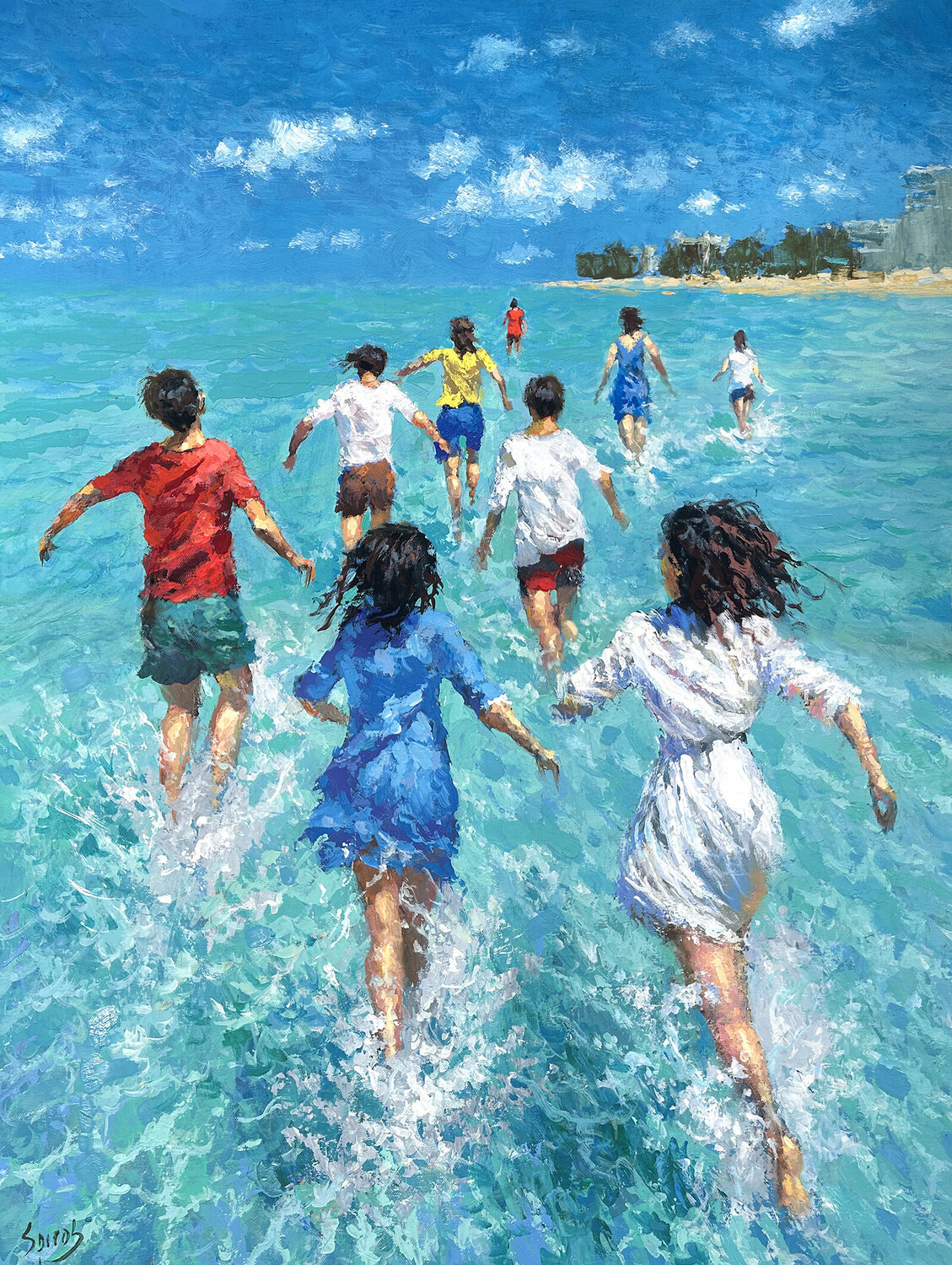When the Sea Was the Whole World Dmitry Spiros Original painting for sale