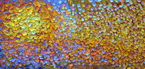 Winter sun by Olga Bezhina, Painting for Sale on Select