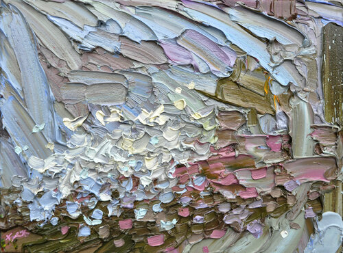 A flock of seagulls over the water by Olga Bezhina, Painting for Sale on Select