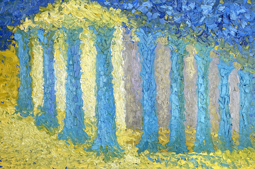 Temple by Olga Bezhina, Painting for Sale on Select