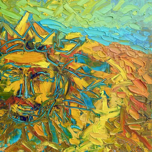 Helios by Olga Bezhina, Painting for Sale on Select