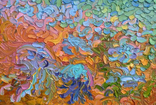 Invasion of jellyfish by Olga Bezhina, Painting for Sale on Select