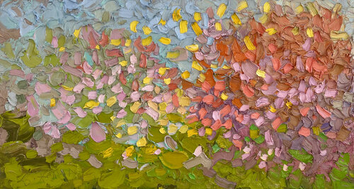 Rose trees by Olga Bezhina, Painting for Sale on Select