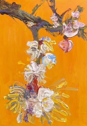 The power of the flower by Olga Bezhina, Painting for Sale on Select